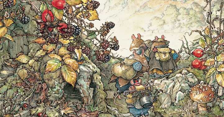 brambly hedge25 mice illustration